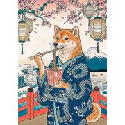Puzzle Trefl Meditação Com Macarrão Do Shiba 500 Peças