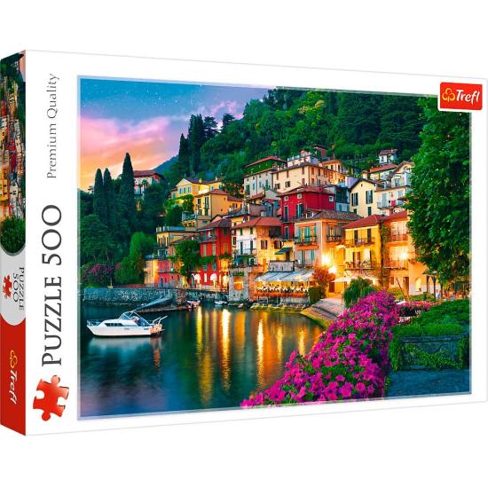 Puzzle Trefl Lago Como, Itália de 500 Peças