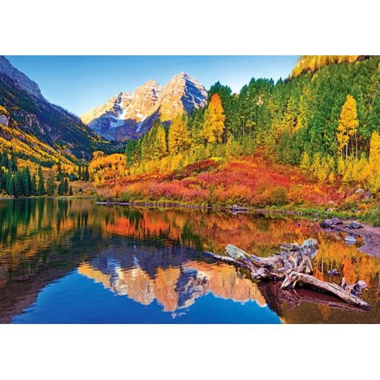 Puzzle Trefl Lake Maroon, Aspen 1000 peças