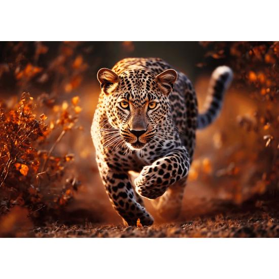Puzzle Trefl Leopardo Selvagem de 1000 Peças