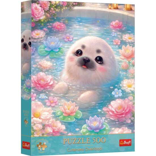 Puzzle Trefl Foca Adorável de 500 Peças