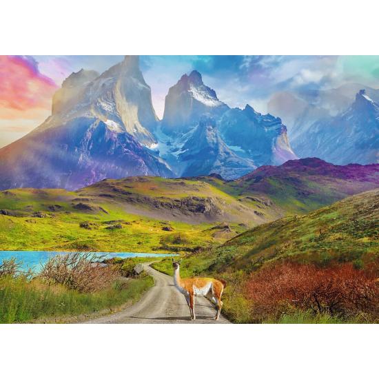 Puzzle Trefl Lhama Na Patagônia de 500 Peças