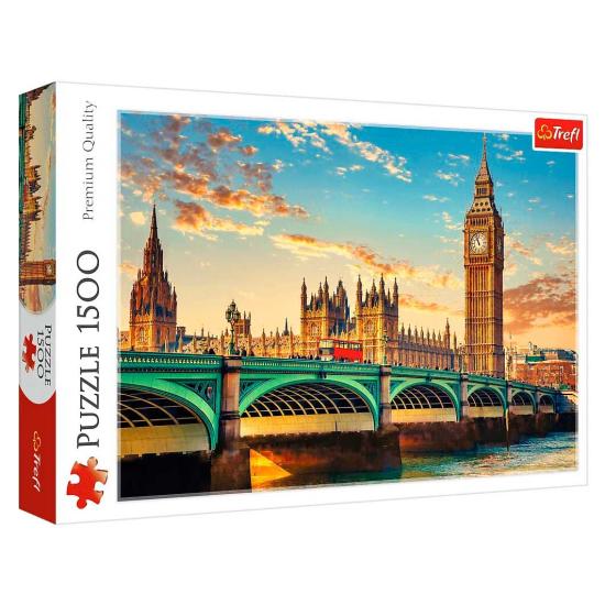 Puzzle Trefl Londres, Reino Unido de 1500 Peças Puzzle Trefl Londres, Reino Unido de 1500 Peças