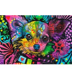 Puzzle Trefl Madeira Cachorrinho Colorido 500 peças