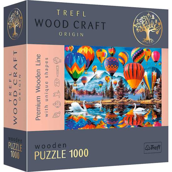 Puzzle Trefl Madeira Balões Coloridos 1000 peças