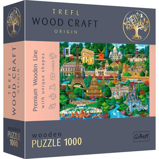Puzzle Trefl Madeira Lugares Famosos da França de 1000 pe