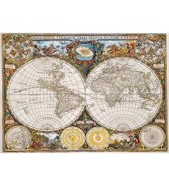 Puzzle Trefl Madeira Mapa do Mundo Antigo de 1.000 P