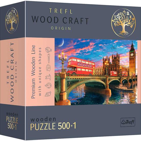 Puzzle Trefl Madeira Palácio de Westminster, Londres de 500 peç
