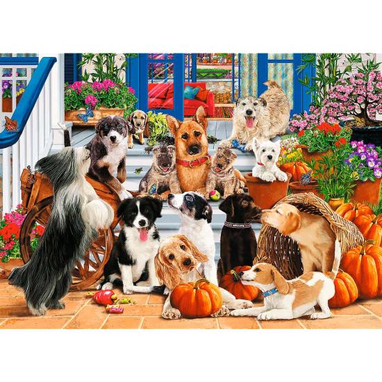 Puzzle Trefl Madeira Cachorrinho Amigos 1000 Peças