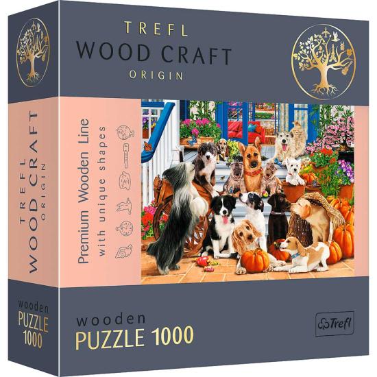 Puzzle Trefl Madeira Cachorrinho Amigos 1000 Peças