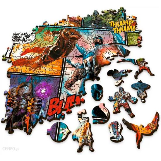 Puzzle Trefl Madeira Universo Marvel de 1000 peças