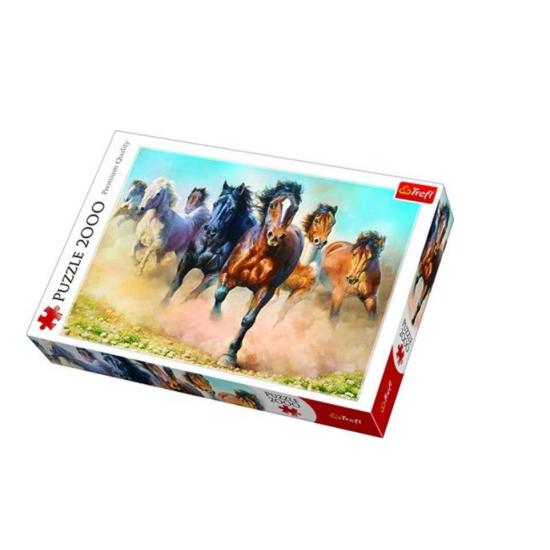 Puzzle Trefl Manada de Cavalos Galopantes 2000 Peças
