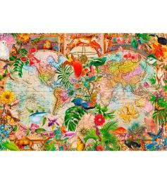 Puzzle Trefl Mapa do mundo antigo 1000 Peças