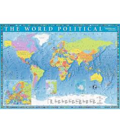 Puzzle Trefl  Mapa Político do Mundo de 2000 Peças