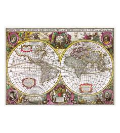 Puzzle de mapa do velho mundo Trefl 2.000 peças