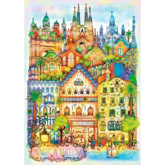 Puzzle Trefl Meia-Noite Em Barcelona 1000 Peças