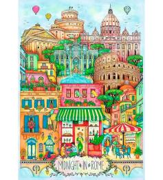 Puzzle Trefl Meia-Noite Em Roma 1000 Peças