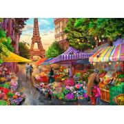 Puzzle Trefl Mercado Das Flores, Paris de 1000 Peças