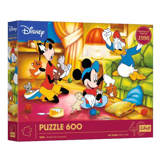 Puzzle Trefl Mickey Mouse E Seus Amigos de 600 Peças