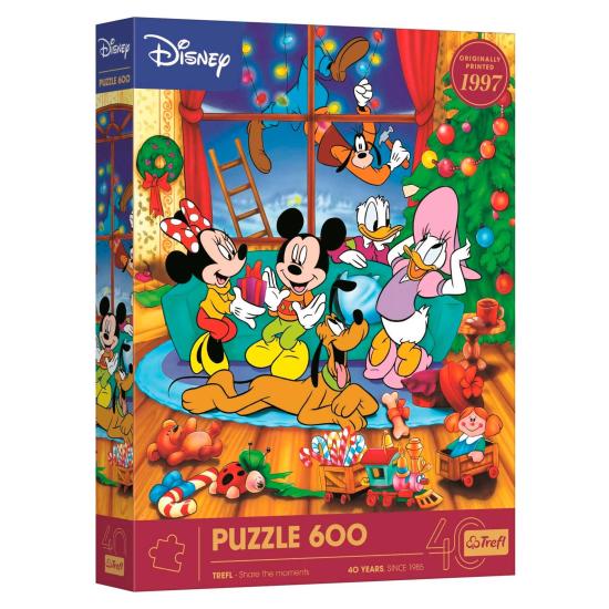 Puzzle Trefl Mickey Mouse E Seus Amigos de 600 Peças