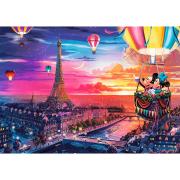 Puzzle Trefl Mickey e Minnie em Paris 1000 Peças
