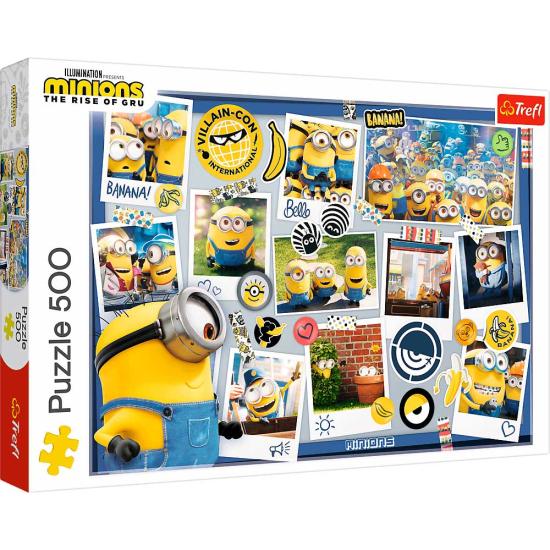 Puzzle Trefl Minions Coleção de fotos de 500 peças Puzzle Trefl Minions Coleção de fotos de 500 peças