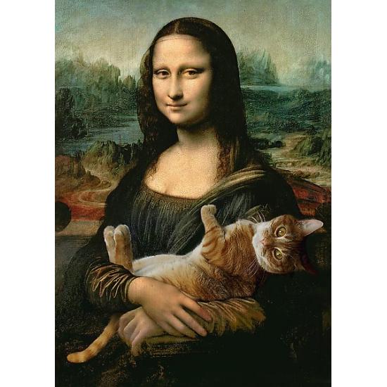 Puzzle Trefl O gato da Mona Lisa 500 peças