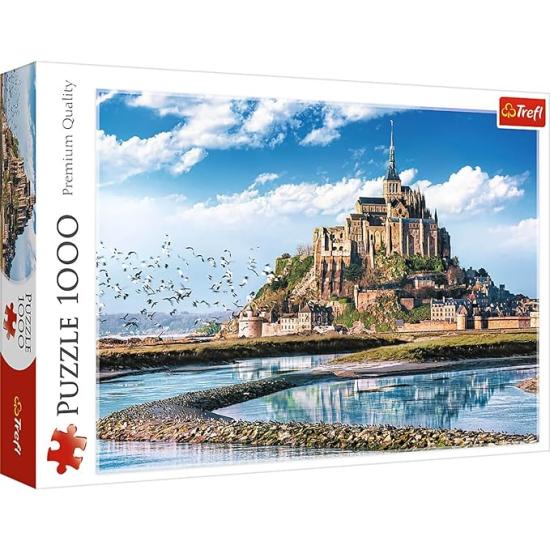 Puzzle Trefl Mont Saint-Michel, França de 1000 Peças