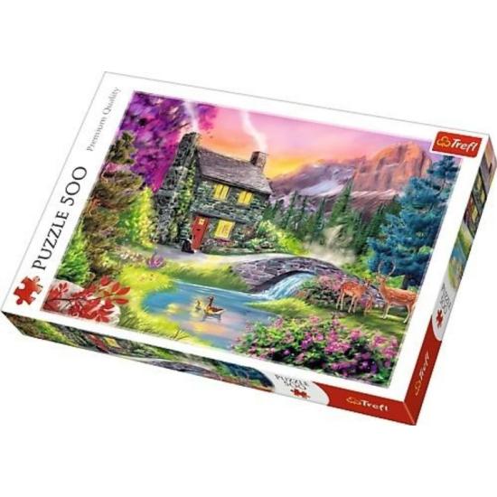 Puzzle Trefl Montanhas Idílicas de 500 Peças