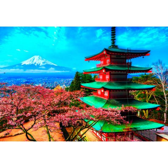 Puzzle Trefl Monte Fuji, Japão 1500 peças Puzzle Trefl Monte Fuji, Japão 1500 peças