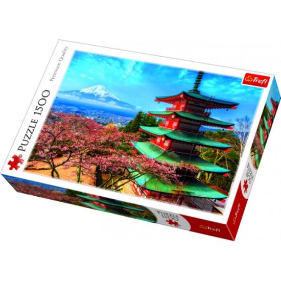 Puzzle Trefl Monte Fuji, Japão 1500 peças Puzzle Trefl Monte Fuji, Japão 1500 peças