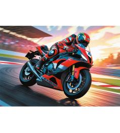 Puzzle Trefl Motocicleta Rápida XXL de 100 Peças