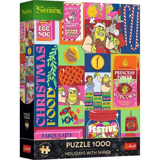 Puzzle Trefl Natal Com Shrek de 1000 Peças