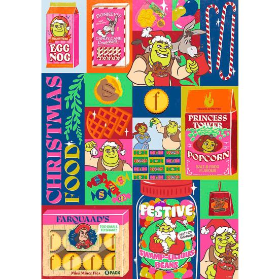 Puzzle Trefl Natal Com Shrek de 1000 Peças