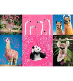 Puzzle Trefl Néon Animais Loucos  de 1000 peças
