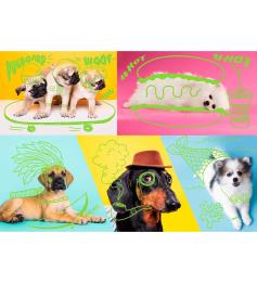 Puzzle Trefl Neon Mais que Cães 1000 Peças