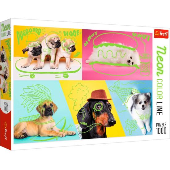 Puzzle Trefl Neon Mais que Cães 1000 Peças