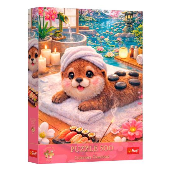 Puzzle Trefl Lontra Adorável de 500 Peças