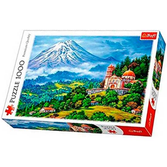 Puzzle Trefl Paisagem com Vulcão 1000 Peças