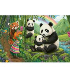 Puzzle Trefl Pandas XXL de 100 Peças