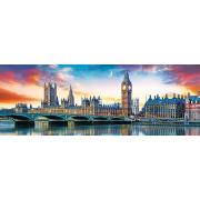 Puzzle Trefl Panorama Big Ben e Palácio de Westminster 500 Pz