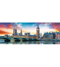 Puzzle Trefl Panorama Big Ben e Palácio de Westminster 500 Pz
