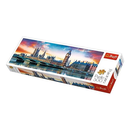 Puzzle Trefl Panorama Big Ben e Palácio de Westminster 500 Pz