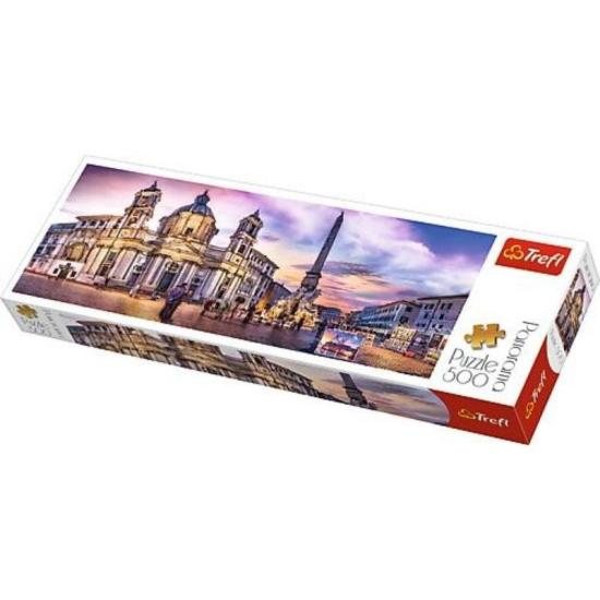 Puzzle Trefl Panorama Piazza Navona, Roma de 500 Pzs Puzzle Trefl Panorama Piazza Navona, Roma de 500 Pzs