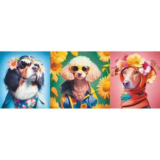 Puzzle Trefl Panorama Semana de Moda Canina de 500 Pzs