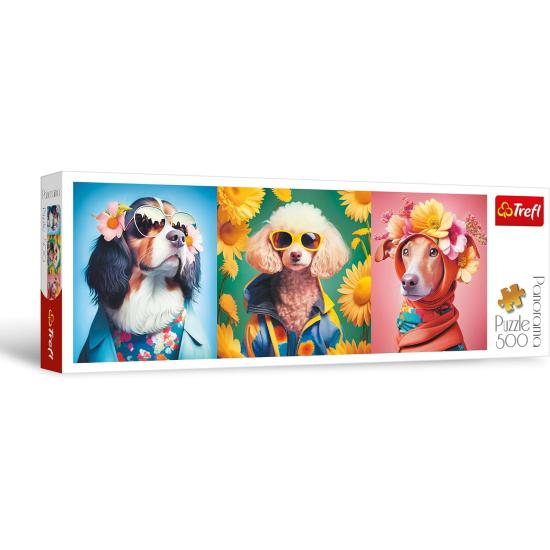 Puzzle Trefl Panorama Semana de Moda Canina de 500 Pzs