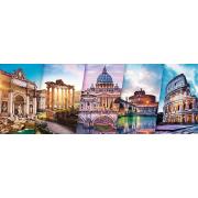 Puzzle Trefl Panorama Viajando para a Itália de 500 Pzs