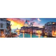 Puzzle Trefl Panorâmico Grand Canal, Veneza de1000 peças