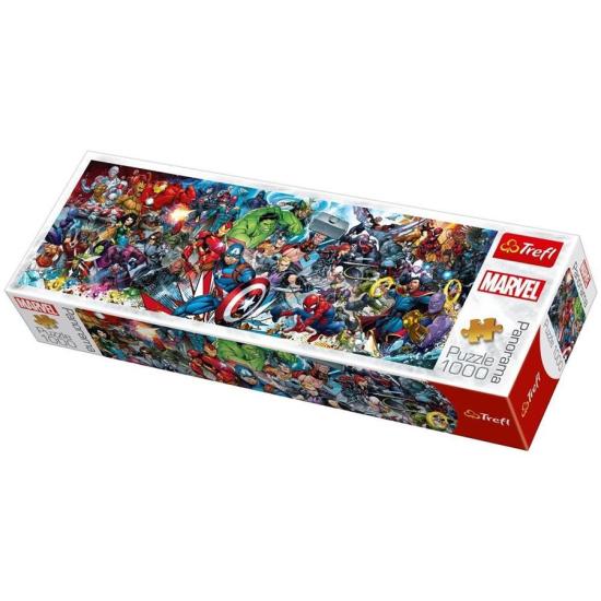 Puzzle Trefl Panoramic Junte-se ao Universo Marvel de 1000 Pc