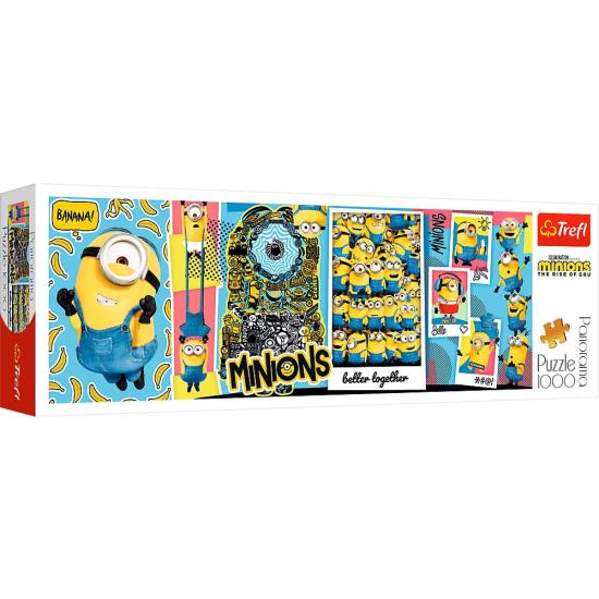 Puzzle Trefl Panorâmico Minions 1000 Peças Puzzle Trefl Panorâmico Minions 1000 Peças